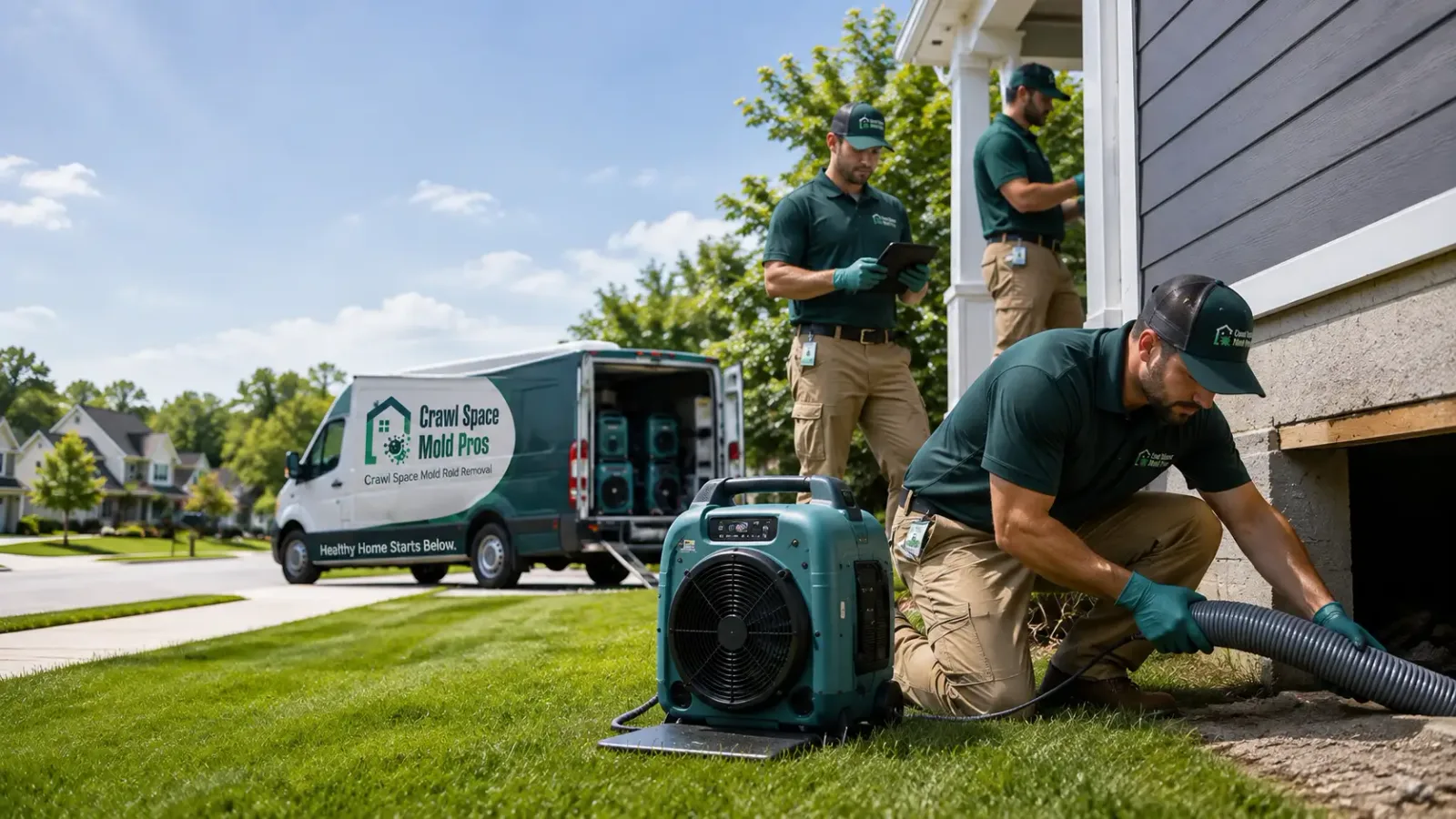 Crawl Space Mold Removal in Woodstock, MN